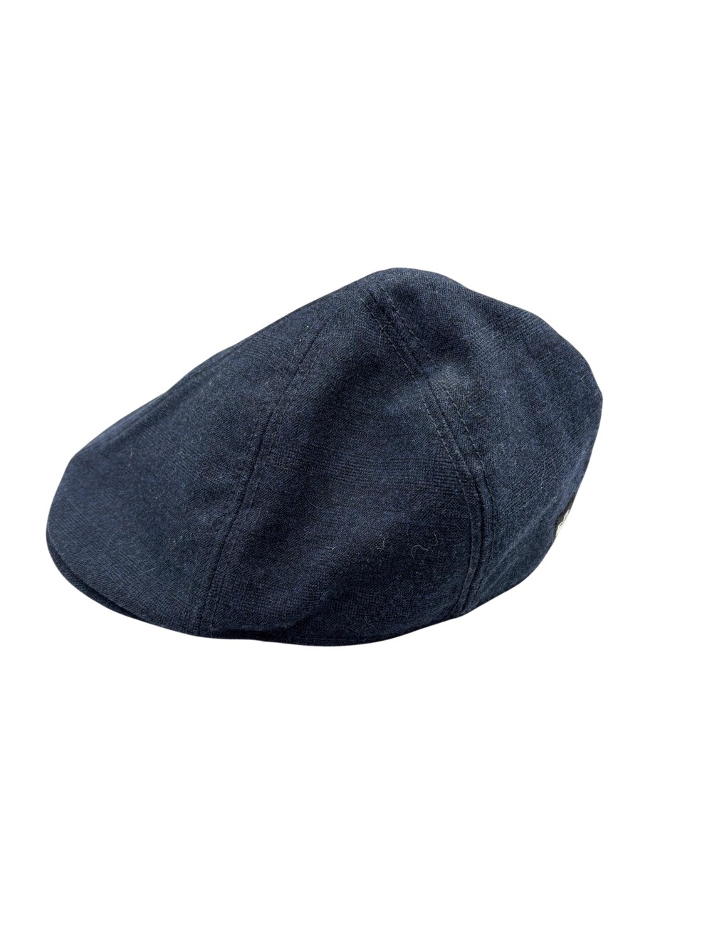 Goorin Bros Hat Cap Fitted Mens Medium Blue Tweed Flat Cap Lined Casual